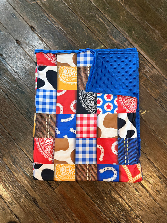 Patchwork Western Blanket