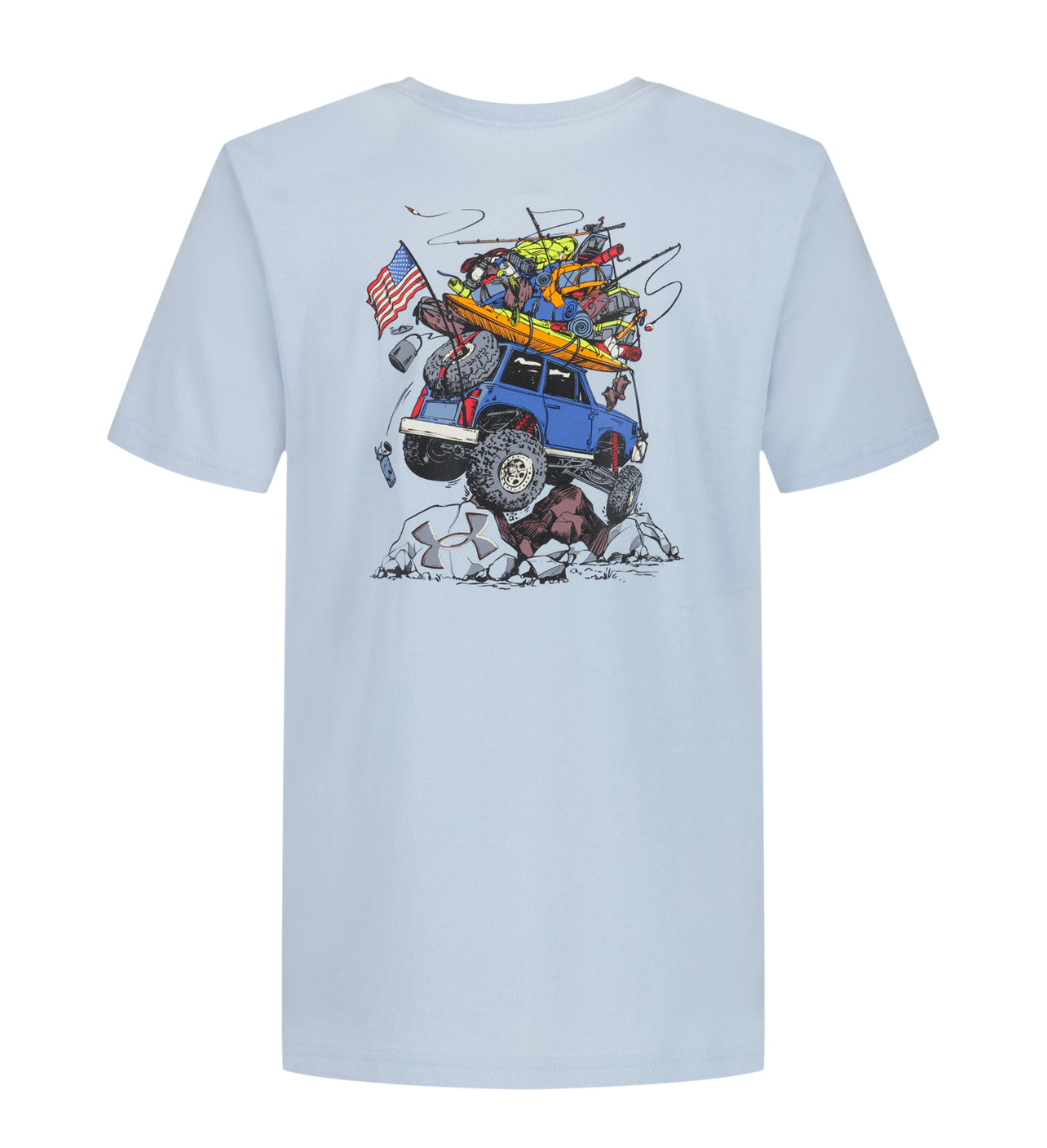 Under Armour Blue Calm Rock Crawler Tee