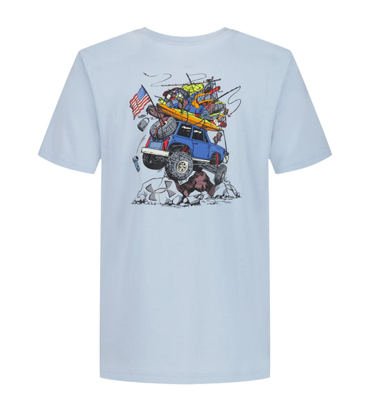 Under Armour Blue Calm Rock Crawler Tee