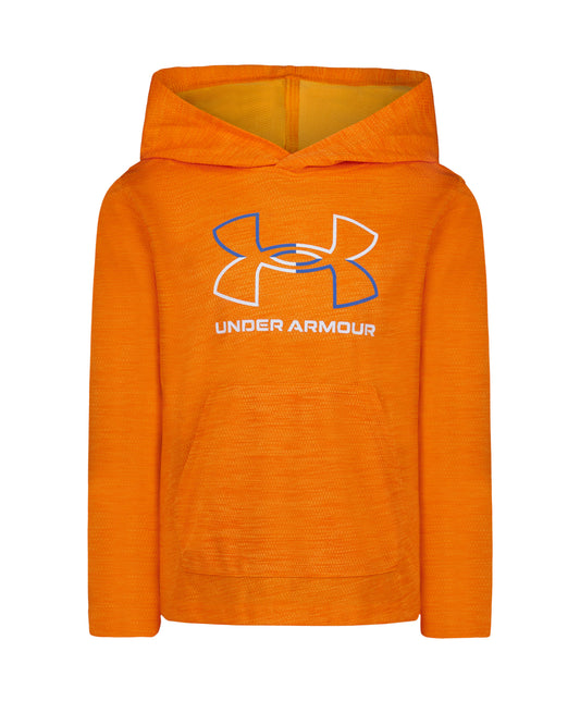Under Armour Squad Orange Light Weight Logo Hoodie