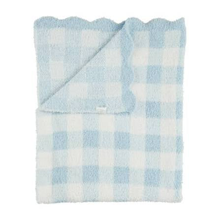 Mudpie Chenille Gingham Blanket