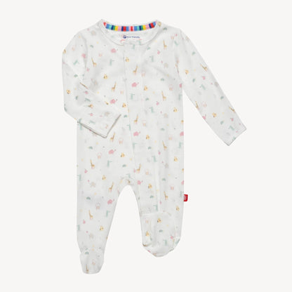 Magnetic Me Pink Little Bitty Pretty One Modal Footie