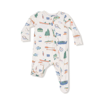 Angel Dear Fishing Things 2 Way Zipper Footie