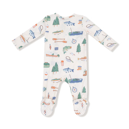 Angel Dear Fishing Things 2 Way Zipper Footie