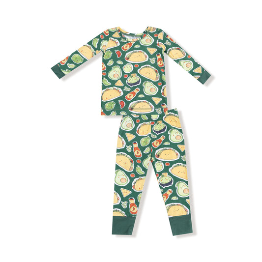 Angel Dear Happy Tacos L/S Loungewear Set