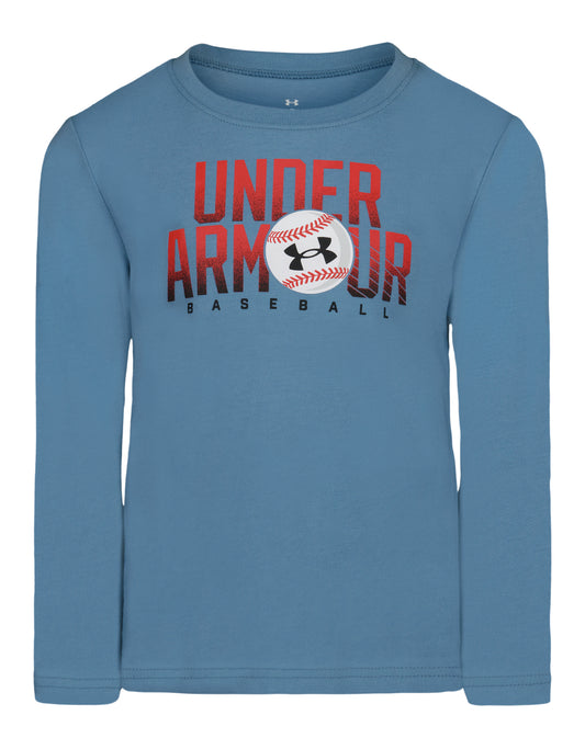 Under Armour Blue Smock Core Baseball Longsleeve