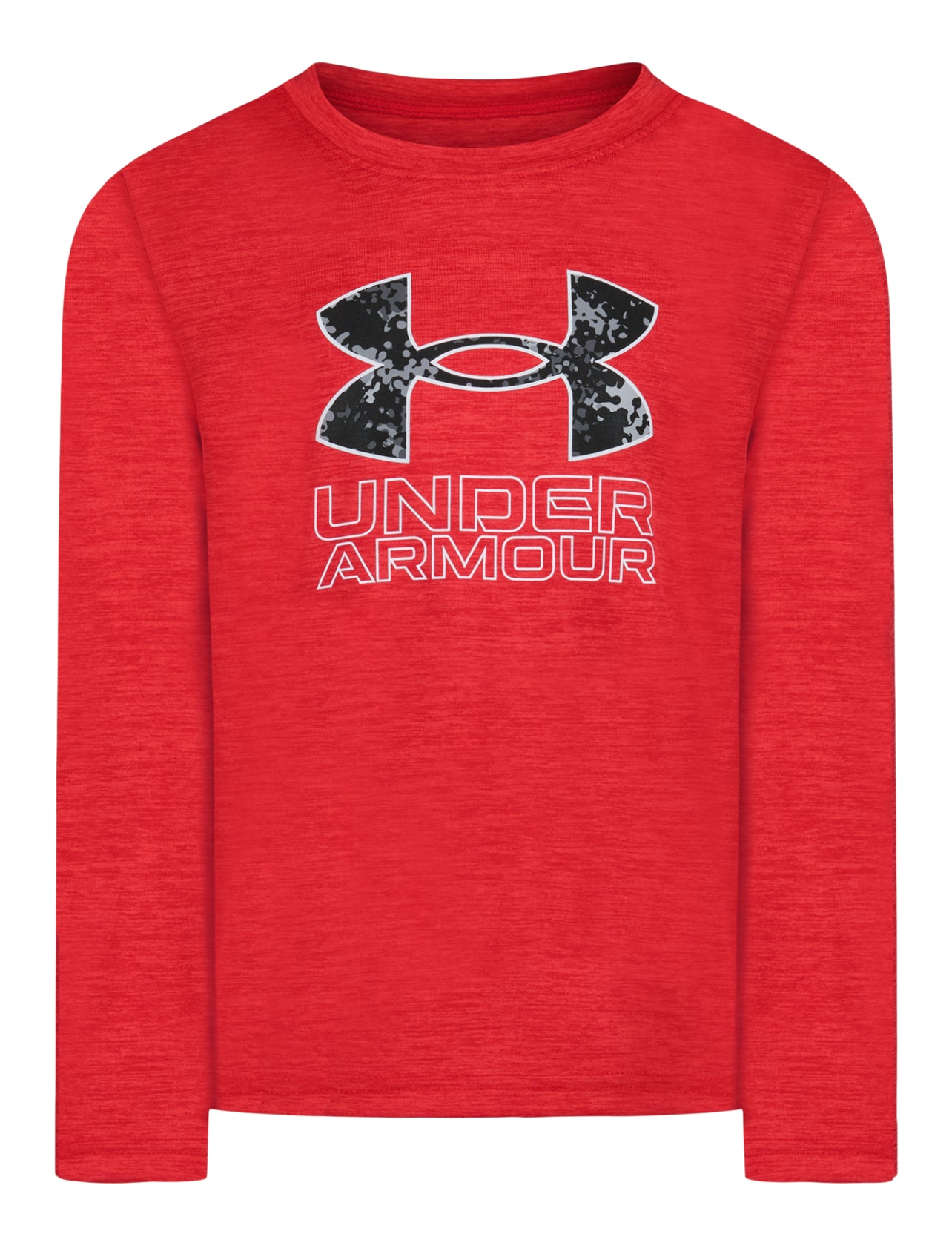 Under Armour Red Core Logo Twist Tech Longsleeve