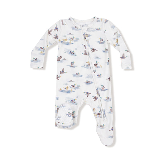 Angel Dear Migrating Mallards 2 Way Zipper Footie