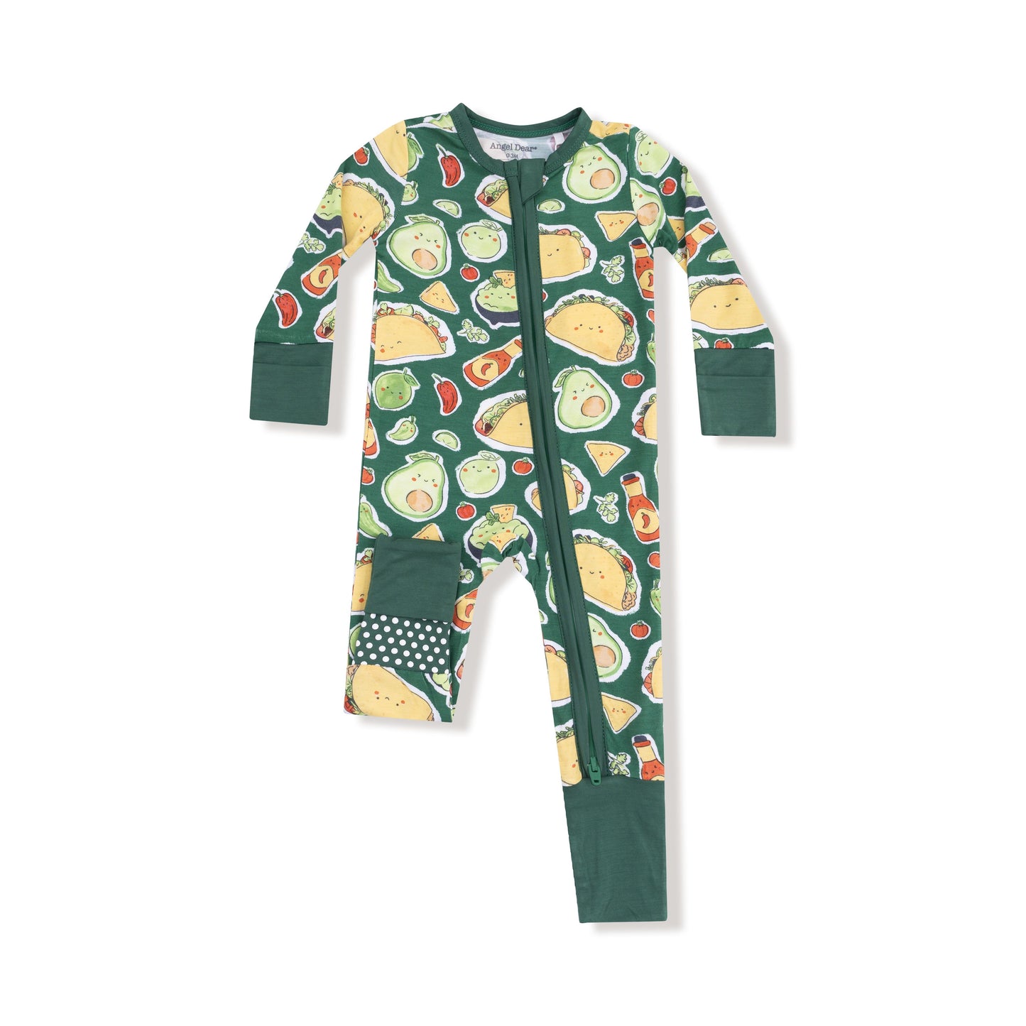 Angel Dear Happy Tacos 2 Way Zipper Romper