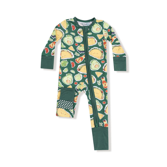 Angel Dear Happy Tacos 2 Way Zipper Romper