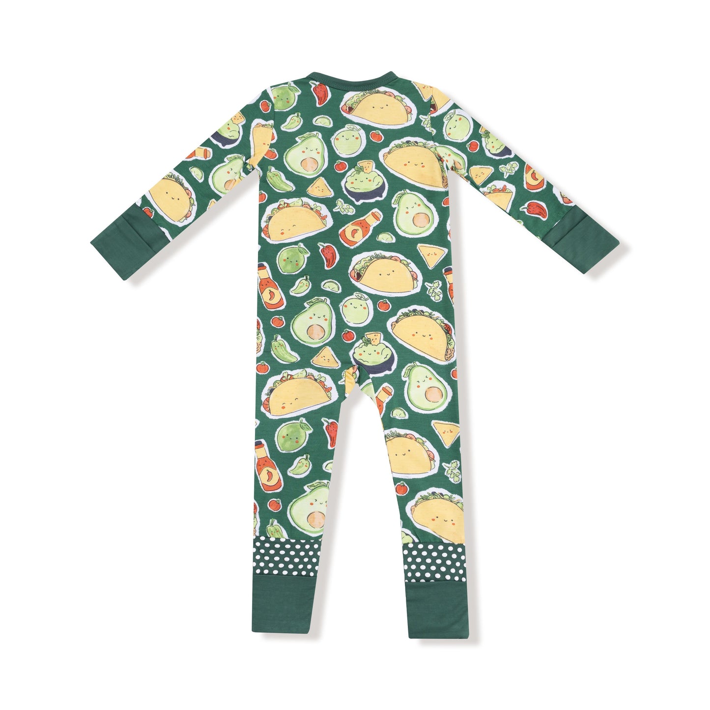 Angel Dear Happy Tacos 2 Way Zipper Romper