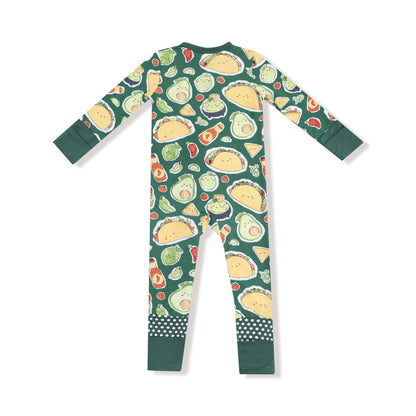 Angel Dear Happy Tacos 2 Way Zipper Romper
