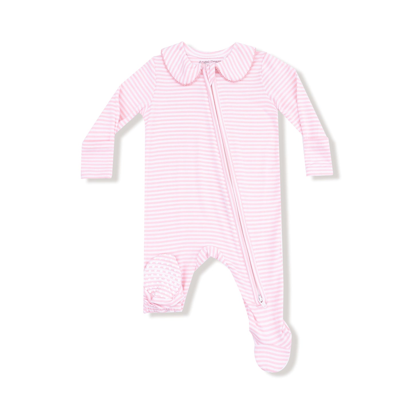 Angel Dear Baby Pink Peter Pan 2 Way Zipper Footie