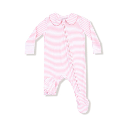 Angel Dear Baby Pink Peter Pan 2 Way Zipper Footie