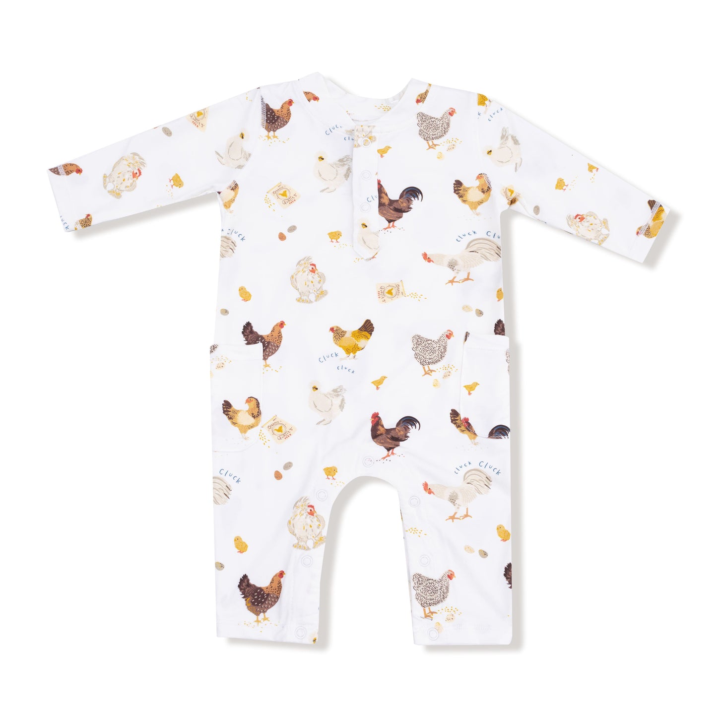 Angel Dear Collector Chickens Unisex Uni Romper
