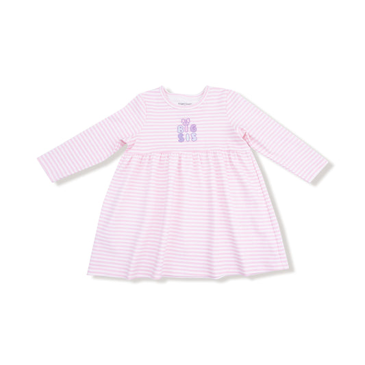Angel Dear Organic Cotton Jersey Big Sis Longsleeve Play Dress