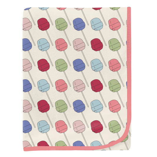 Kickee Pants Lula’s Lollipops Swaddling Blanket