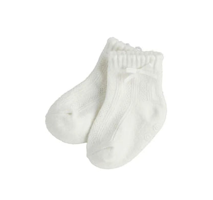 Mudpie Pink Baby Socks