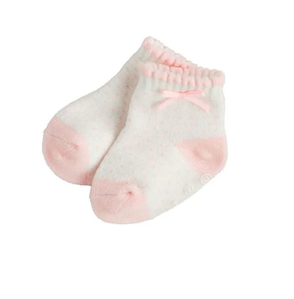 Mudpie Pink Baby Socks