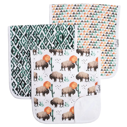 Copper Pearl Burp Cloths