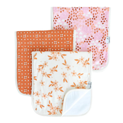 Copper Pearl Burp Cloths