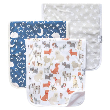 Copper Pearl Burp Cloths