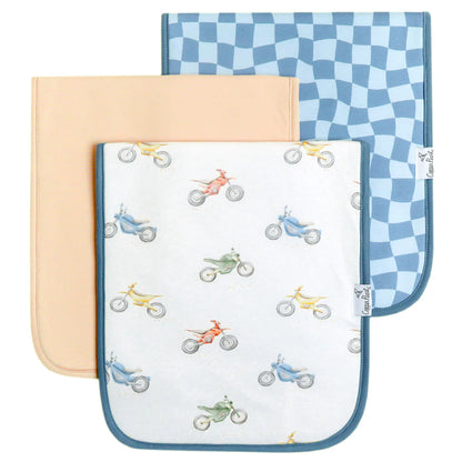Copper Pearl Burp Cloths