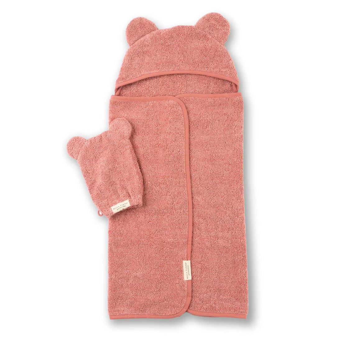 Bella Tunno Hooded Towel & Wash Mitt Set