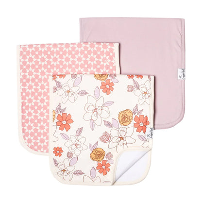 Copper Pearl Burp Cloths