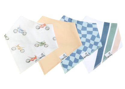 Copper Pearl Bandana Bib Sets