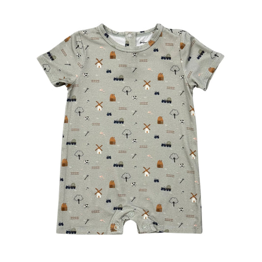 Baby Sprouts Farm Tee Romper