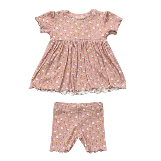 Baby Sprouts Mini Daisy Girls Babydoll Set