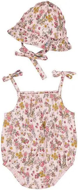 Mayoral Baby Rosa Bodysuit with Hat