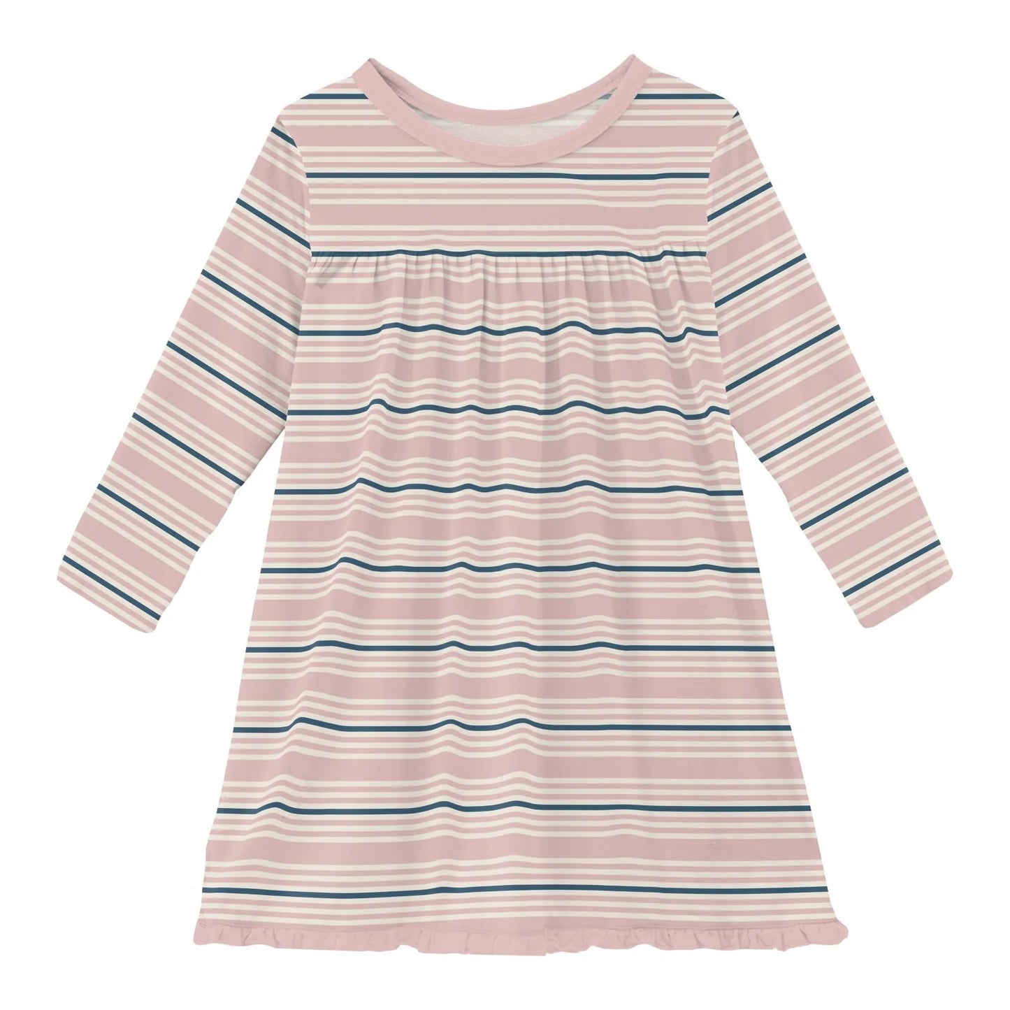 Kickee Flotsam Stripe Classic Swing Dress