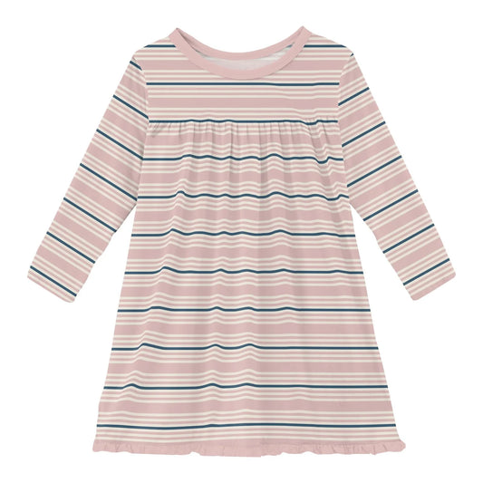 Kickee Flotsam Stripe Classic Swing Dress