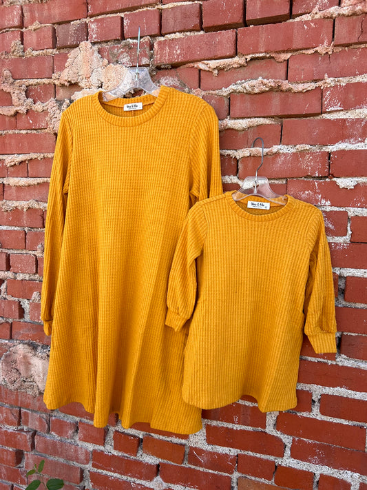 Perfect Peach Mommy & Me Sweater Dresses