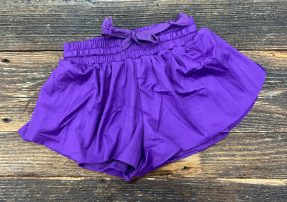 Solid Butterfly Shorts