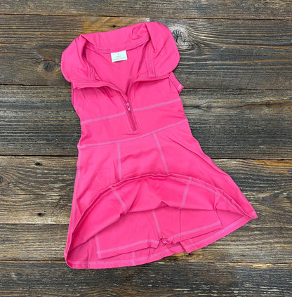 Pink Collar Active Dress