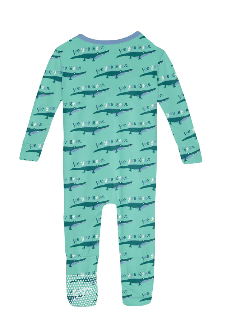 Kickee Glass Later Alligator Convertible Sleeper With Zipper
