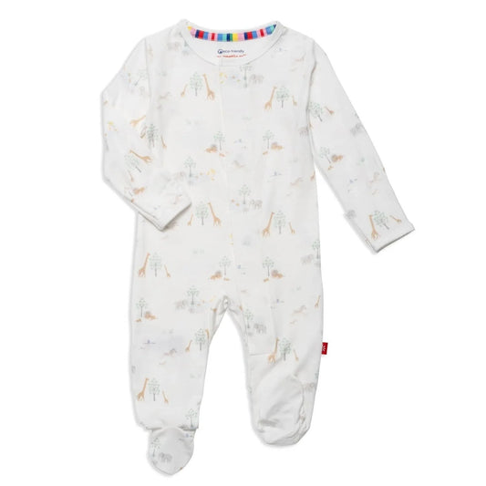 Magnetic Me White Serene Safari Modal Magnetic Footie