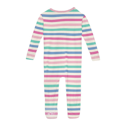 Kickee Skip To My Lou Convertible Sleeper With Zipper