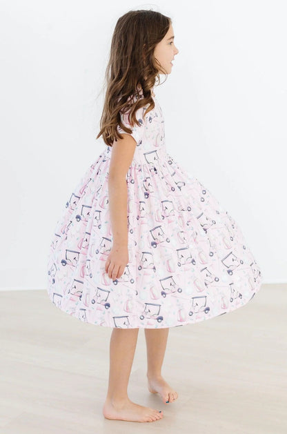 M&R Tee Time S/S Pocket Twirl Dress