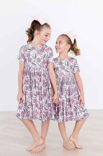 M&R Cheer S/S Pocket Twirl Dress
