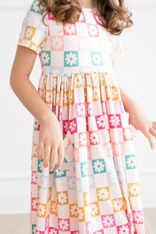 M&R Checkmate S/S Pocket Twirl Dress