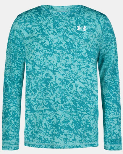 Under Armour Radical Turquoise Undertow Logo Long Sleeve