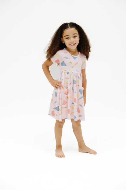Angel Dear Softball Twirly Dress