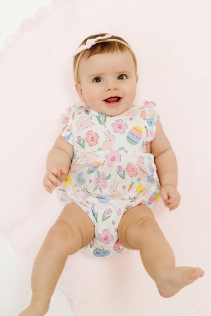Angel Dear Easter Bunnies Pink Sunsuit