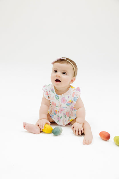 Angel Dear Easter Bunnies Pink Sunsuit