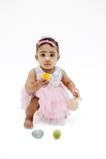 Angel Dear Easter Bunnies Pink Twirly Tank Tutu Dress