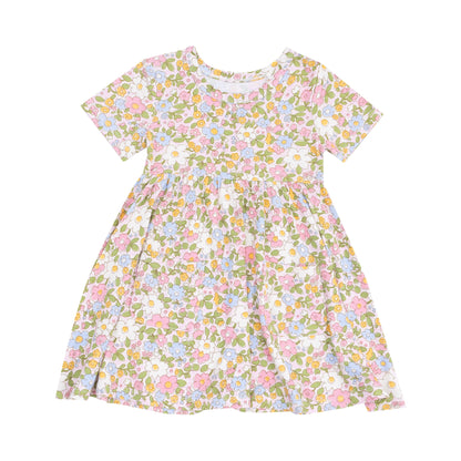 Angel Dear Bubbly Baby Calico Twirly Dress